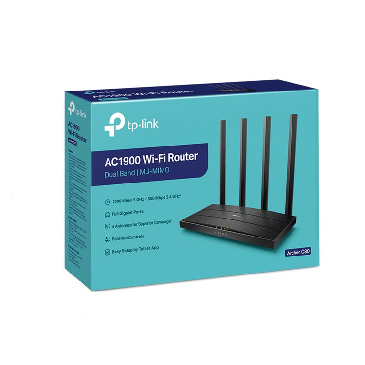 روتر بیسیم تی پی-لینک مدل Archer C80 AC1900