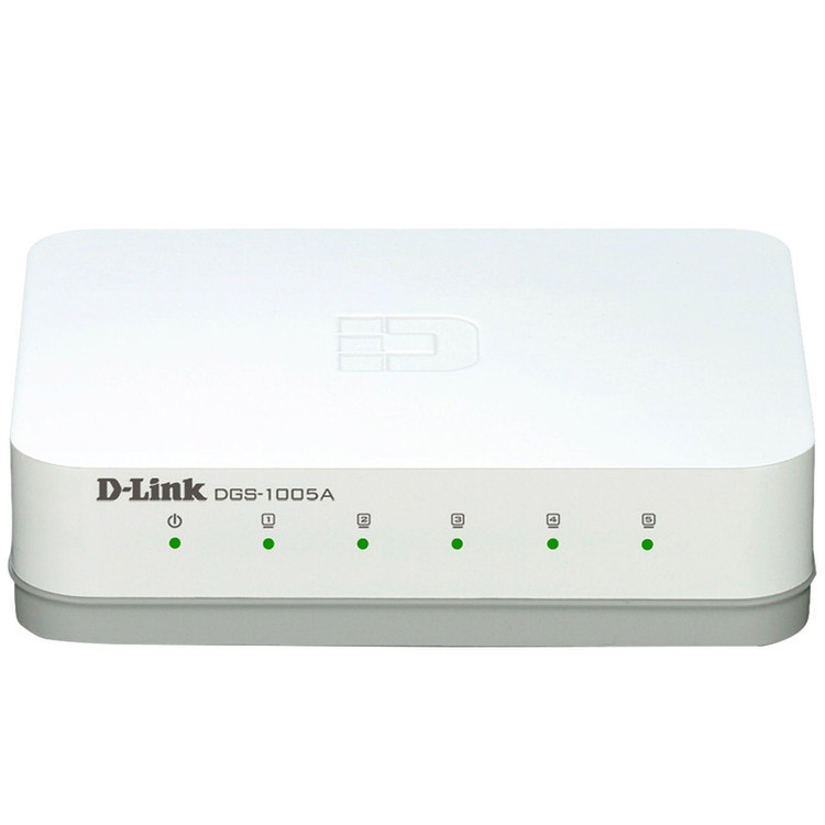 سوییچ دسکتاپ 5 پورت گیگابیتی دی-لینک مدل DGS-1005A