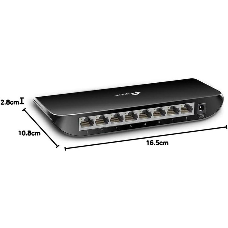 سوییچ 8 پورت گیگابیتی تی پی-لینک مدل TL-SG1008D