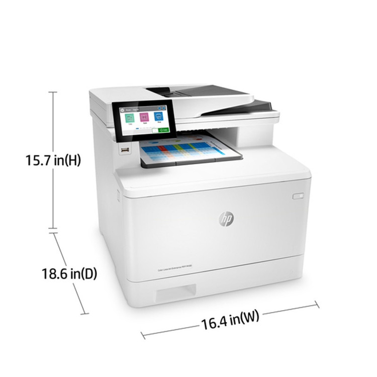 پرینتر چند کاره لیزری اچپی مدل Color LaserJet Enterprise MFP M480f