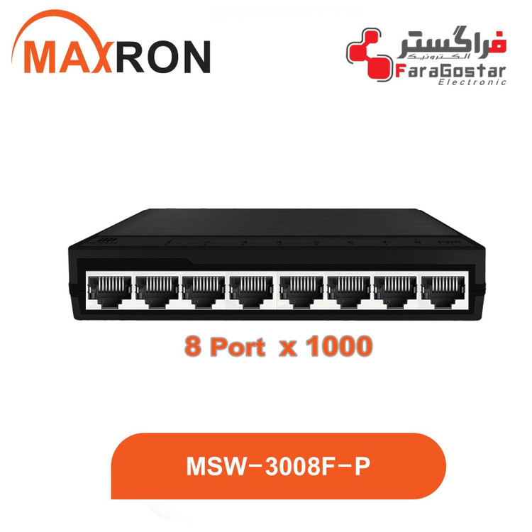 سوئیچ شبکه MSW-3008G-P برند مکسرون